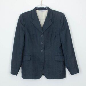 Grand Prix Womens Wool Equestrian Show Jacket Blazer Size‎ US 6 Navy Blue Riding